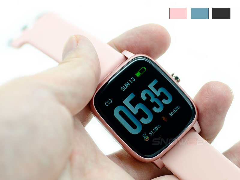 R98 smart watch has 3 colors available for ladies, women and men