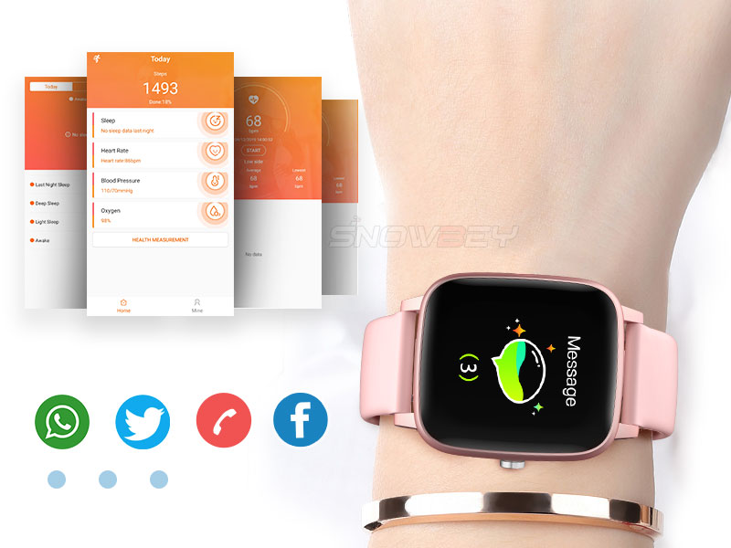R98 smartwatch supports Android and IOS smart phones