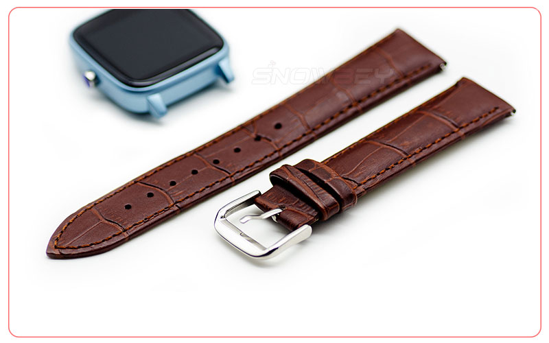 Snowbey free leather strap for fitness watch