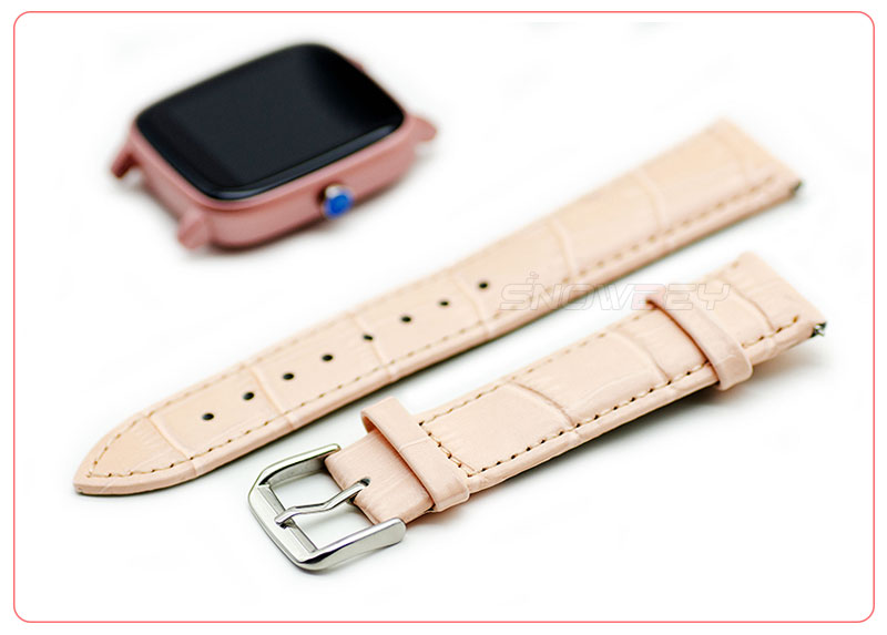Snowbey free leather strap for fitness watch