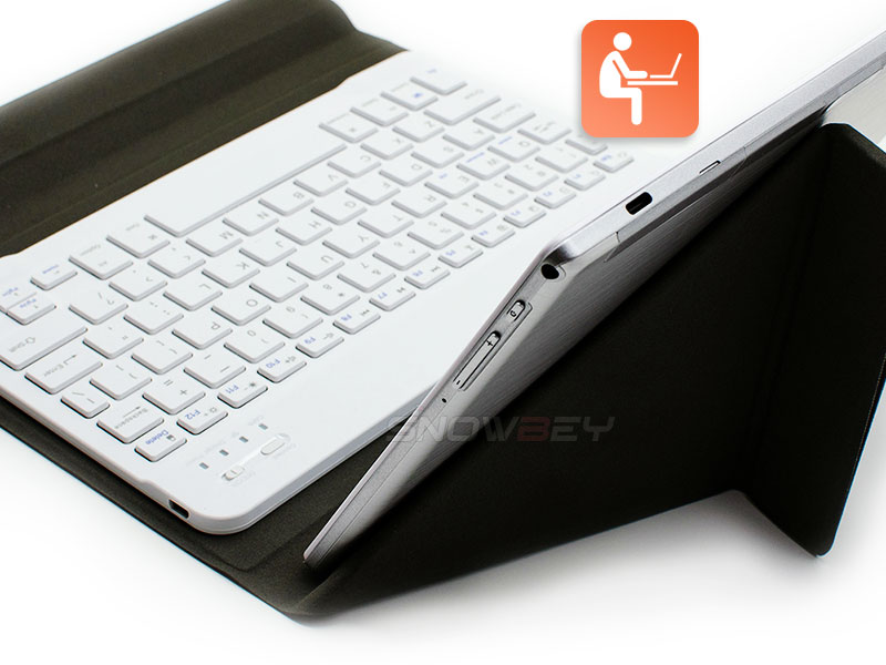 S10 tablet pc with Bluetooth keyboard and leather case