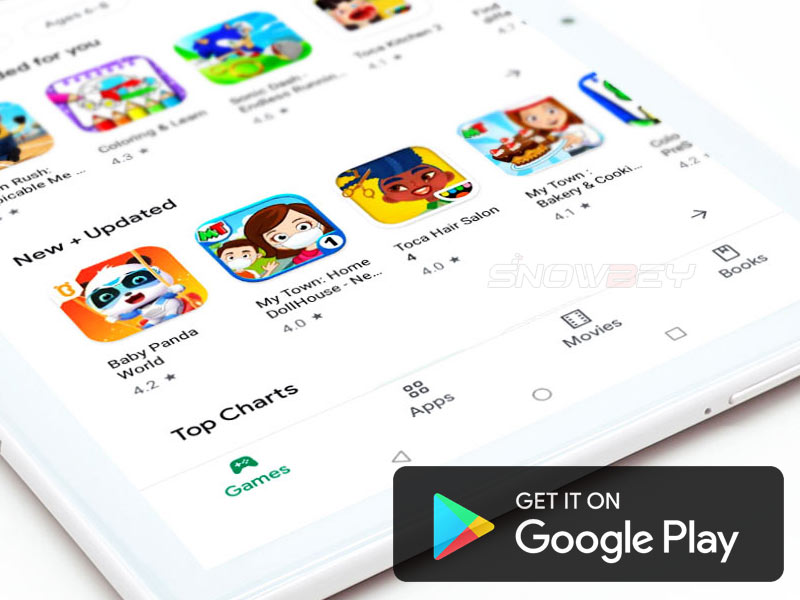 T10 tablet pc runs the Google android 9 Pie OS