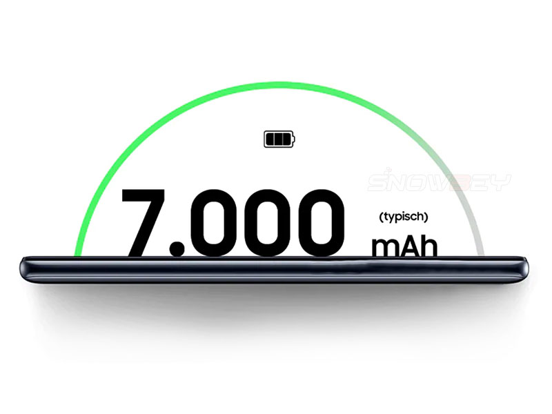 T106 has a 7000mAh large capacity battery