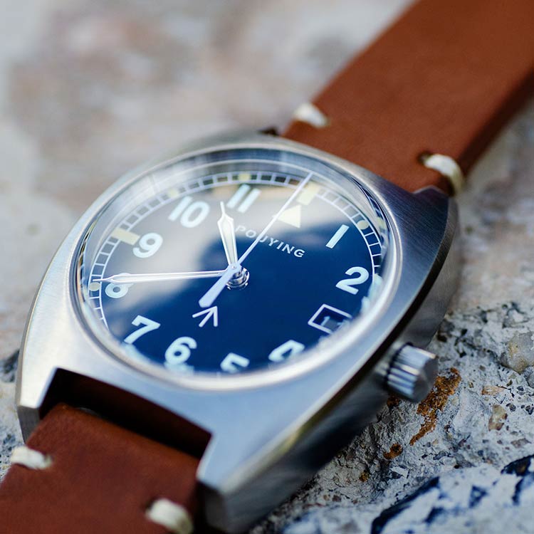 Swiss Super Lume Men's Automatic Watch with Calendar