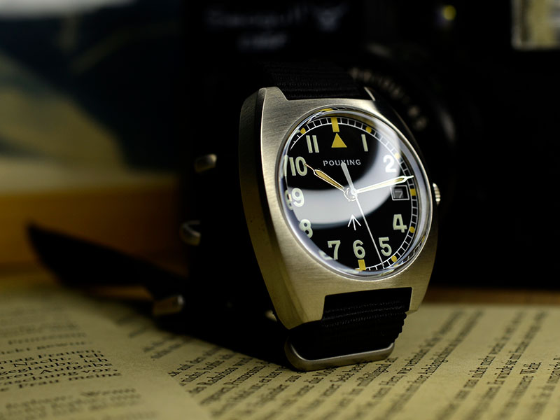 Pouying Royalbar automatic watch with calendar Sapphire crystal