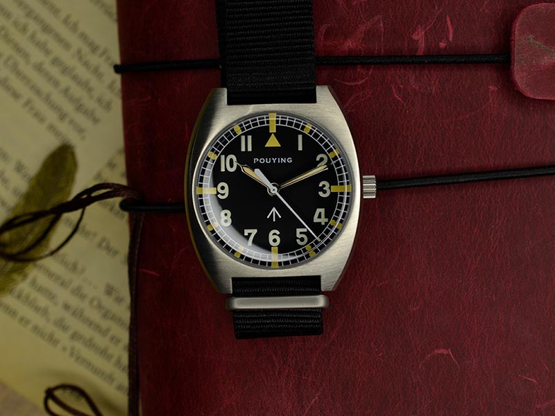 Pouying Royalbar automatic watch with calendar Sapphire crystal